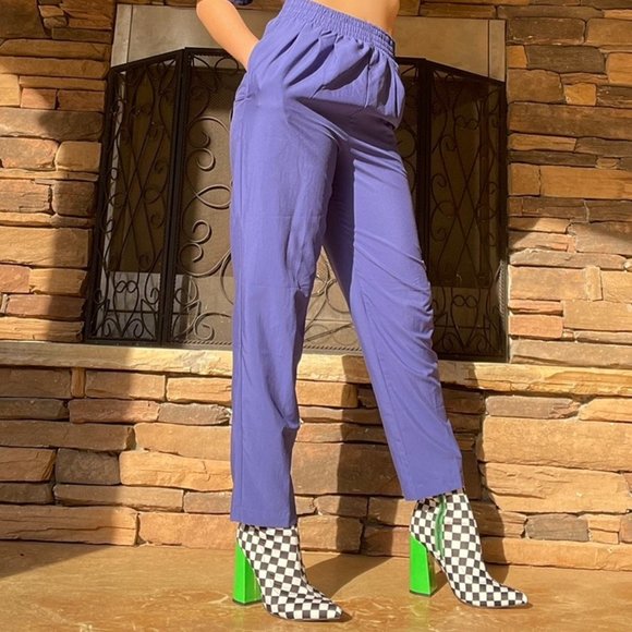 COMFORT YO MOMMA HIGH WAISTED CIGARETTE PANTS - Picture 3 of 4